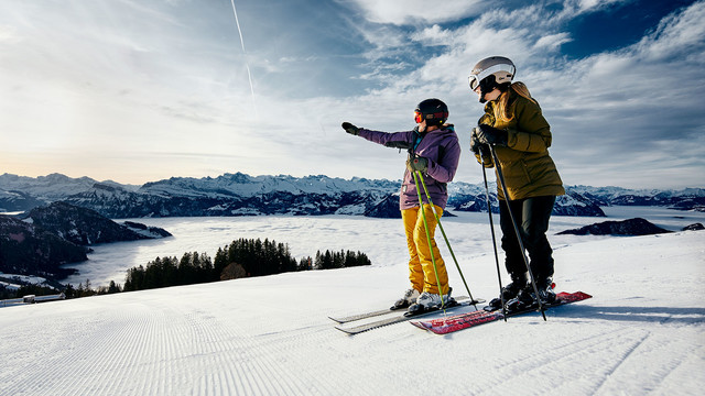 Traumhafte Aussichten beim Gratalp Skilift (Hero Bild)