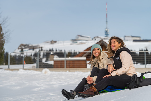 Winterwandern unterhalb Rigi Kulm