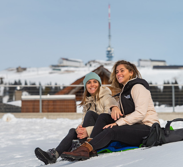 Winterwandern unterhalb Rigi Kulm