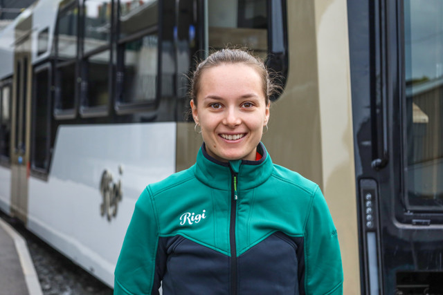 Sarah Marti, Lokführerin