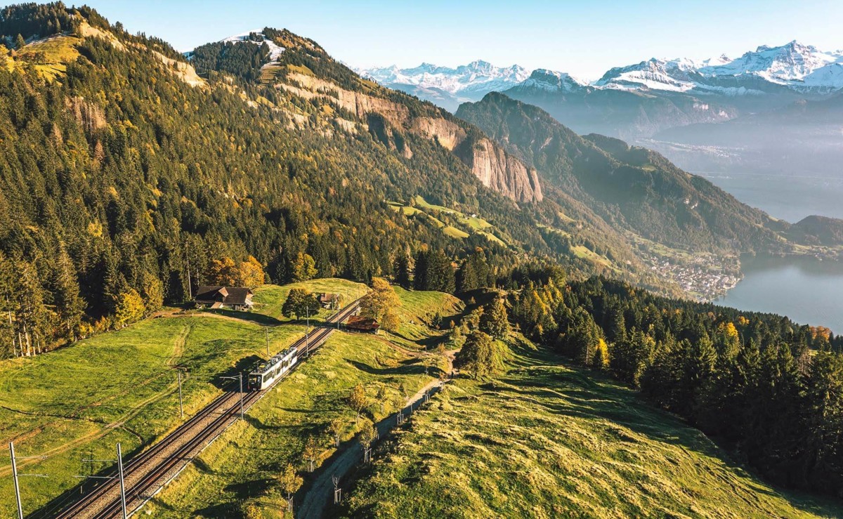 Gelenktriebwagen der RIGI BAHNEN AG