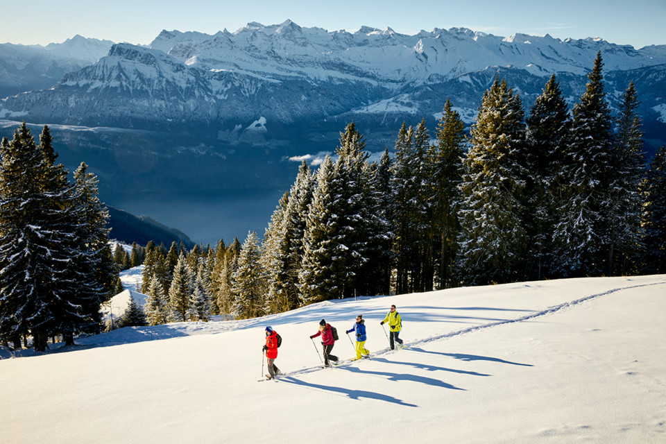 Schneeschuh-Tour mit Freunden