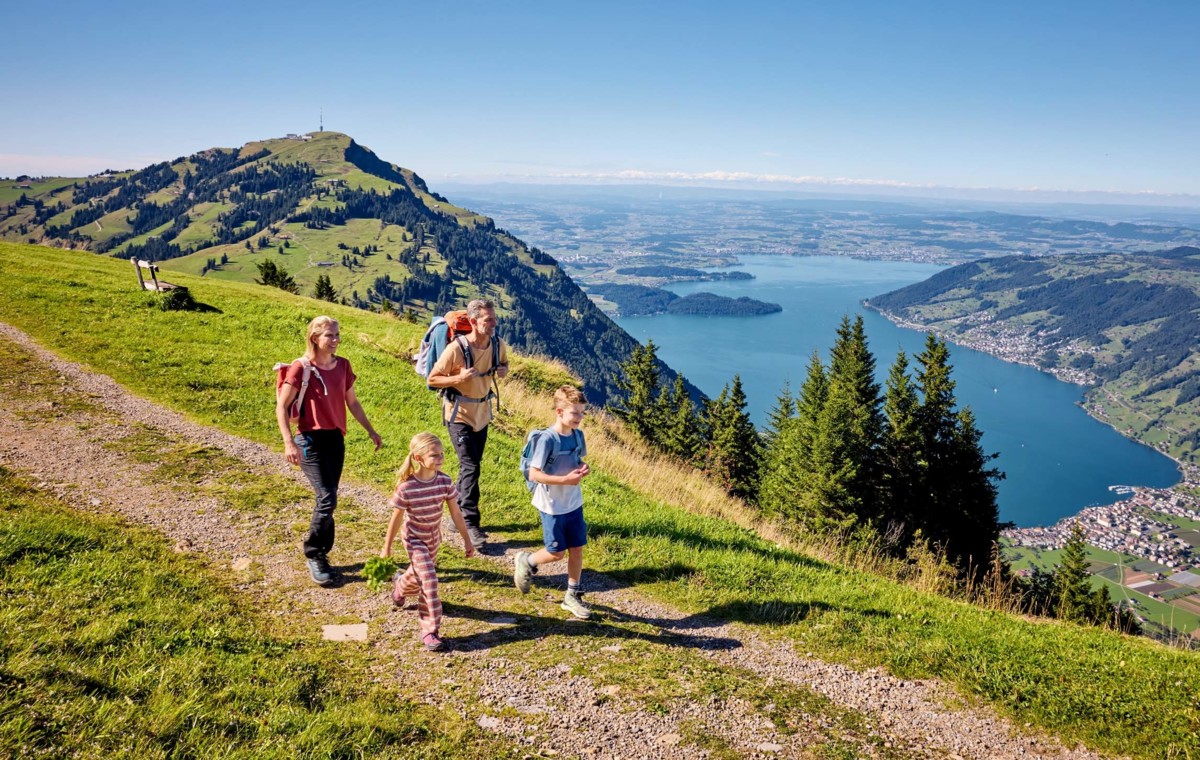 Familie auf Rigi Scheidegg