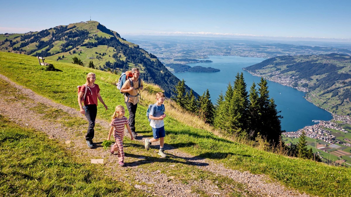 Familie auf Rigi Scheidegg