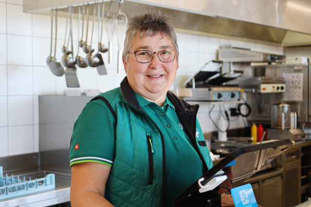 Vreni Gisler, Mitarbeiterin Gastronomie