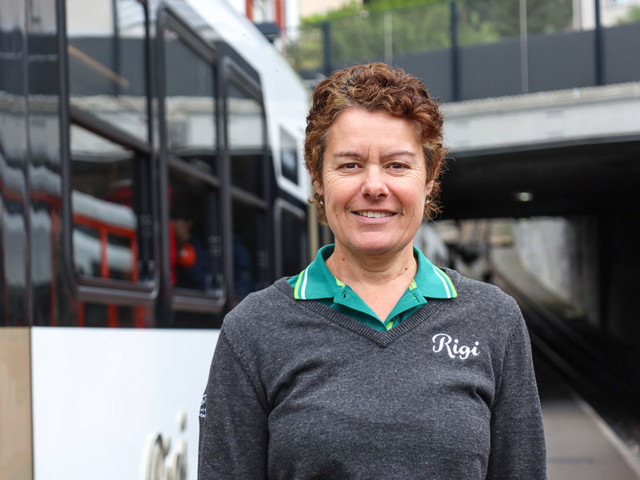 Irène Gut, Zugbegleiterin