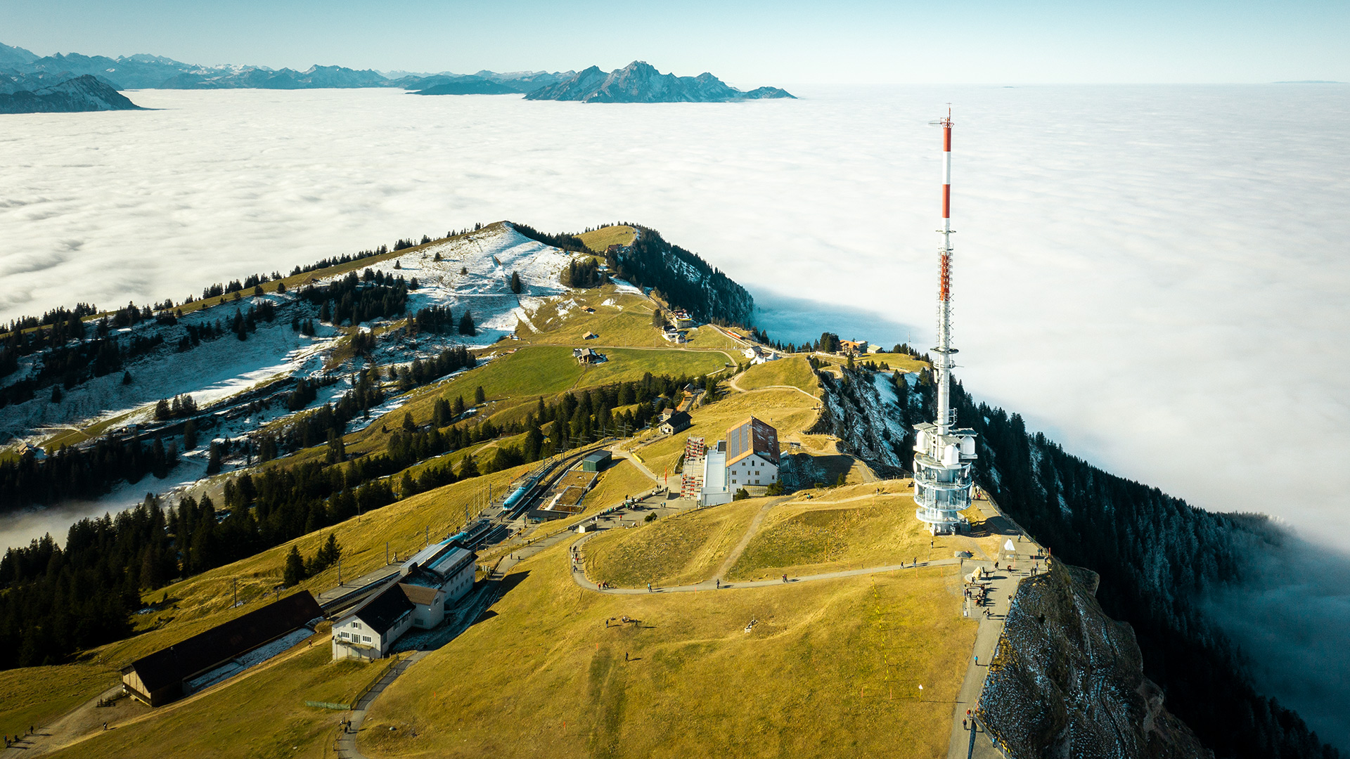 Rigi Kulm von oben