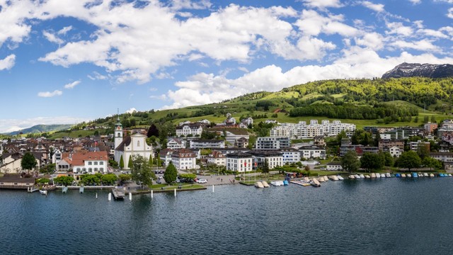 Küssnacht am Rigi von oben (Hero Bild)