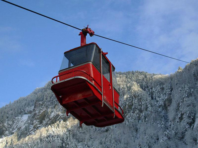 Luftseilbahn Vitznau - Wissifluh Winter