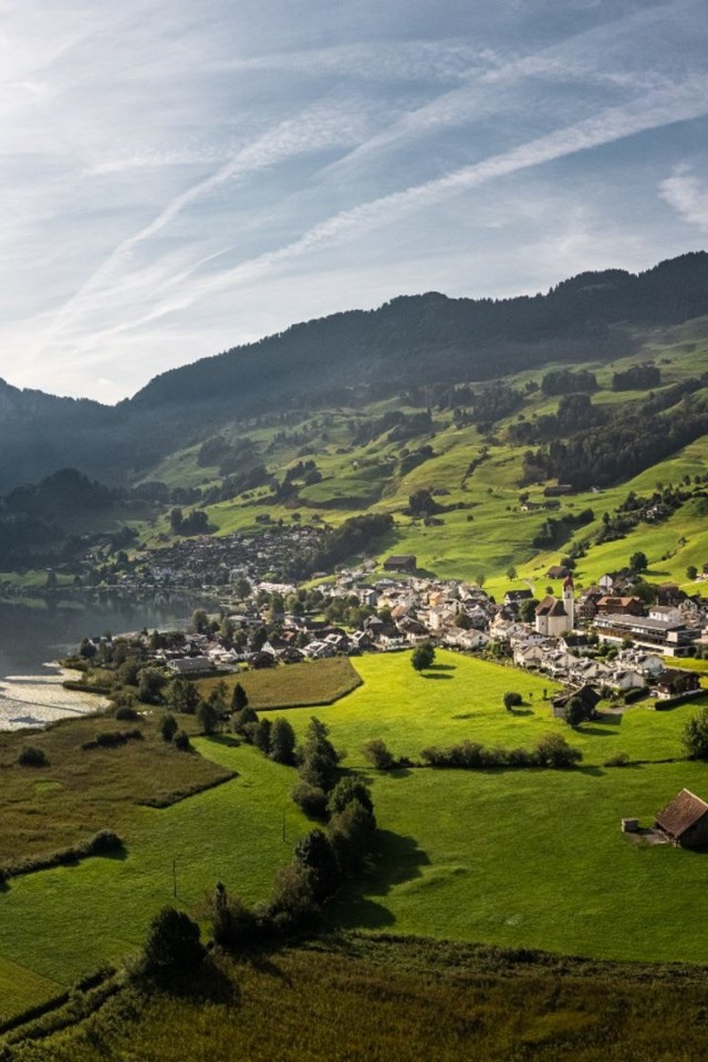 Blick auf den Lauerzersee