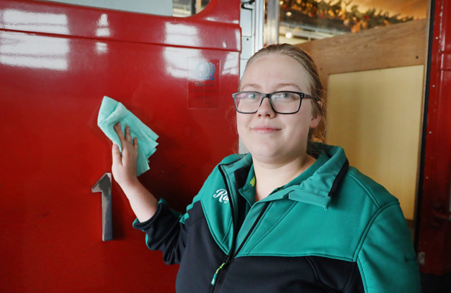 Nadja Niederberger, Mitarbeiterin Reinigung 