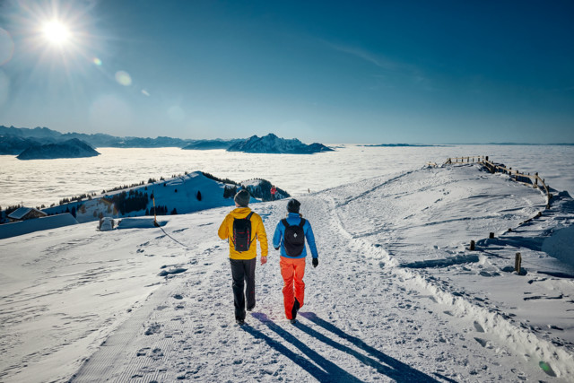 Winterwandern auf der Rigi