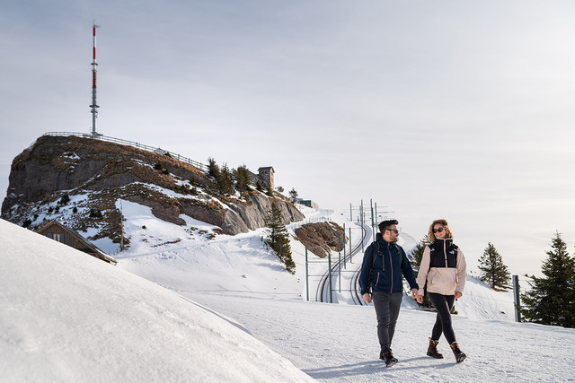 Winterwandern Rigi Kulm